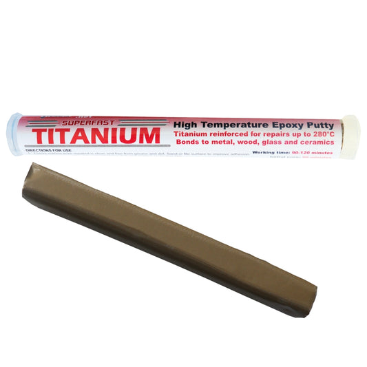 Epoxy Putty Stick - Titanium - Superfast - Hoge Temperatuur